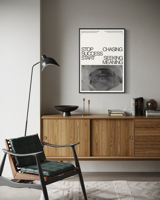 Plakat Meaning - 02 - nowoczesny plakat dekoracyjny