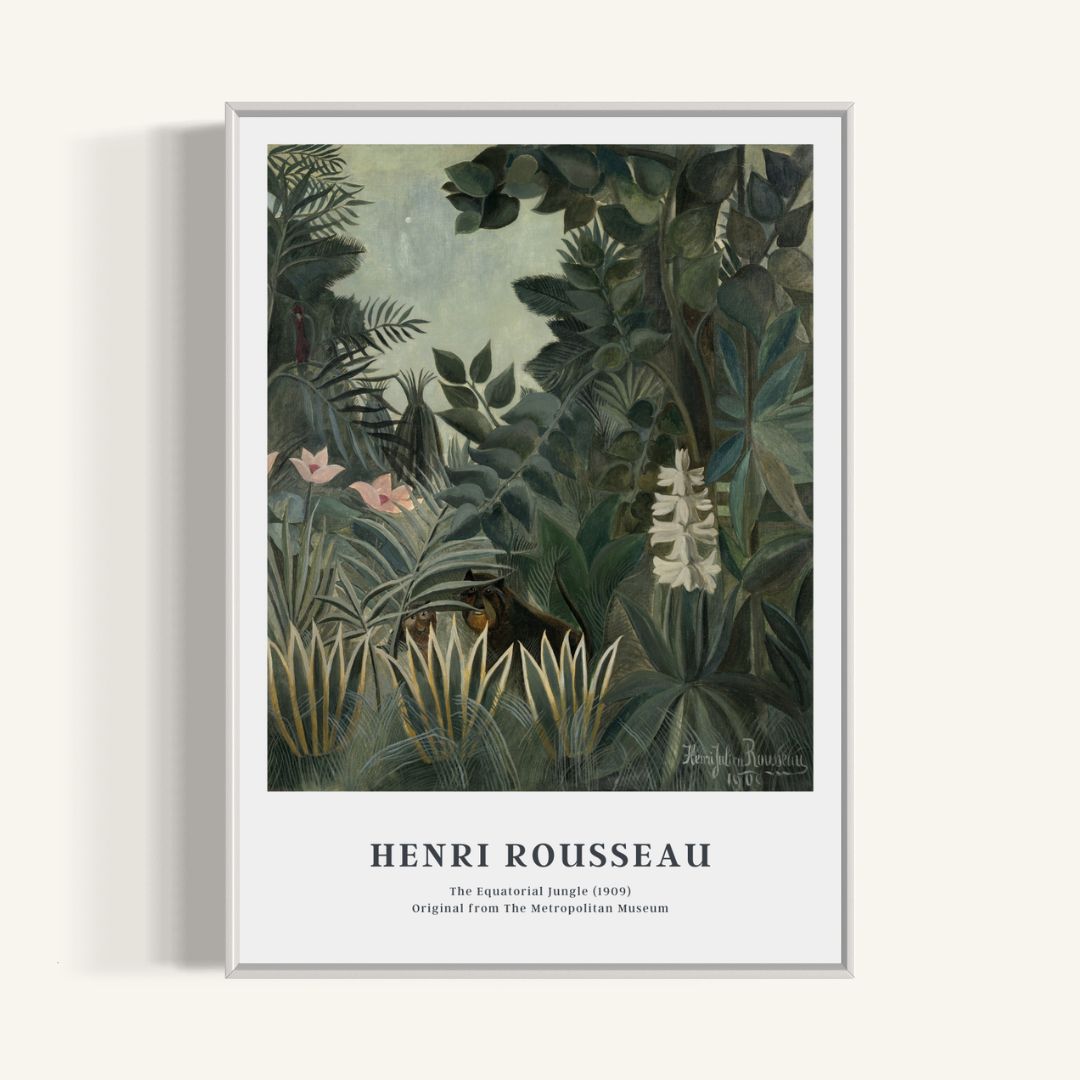 Plakat The Equatorial Jungle, Henri Rousseau - nowoczesny plakat dekoracyjny