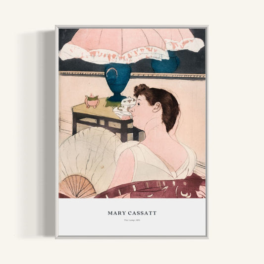 Plakat Mary Cassatt, The Lamp, 1891 - nowoczesny plakat dekoracyjny