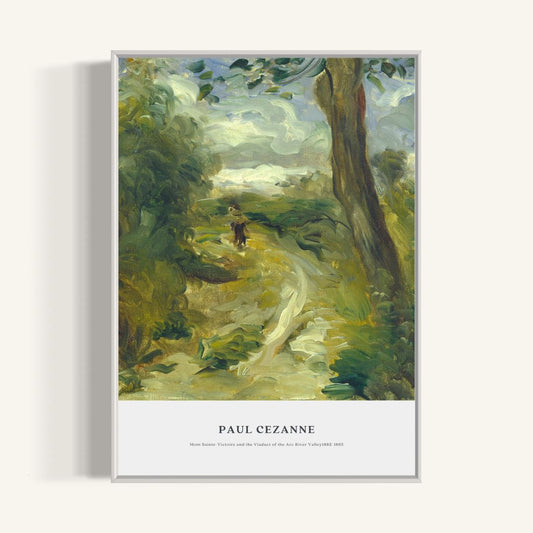 Plakat Mont Sainte-Victoire, Paul Cezanne - nowoczesny plakat dekoracyjny