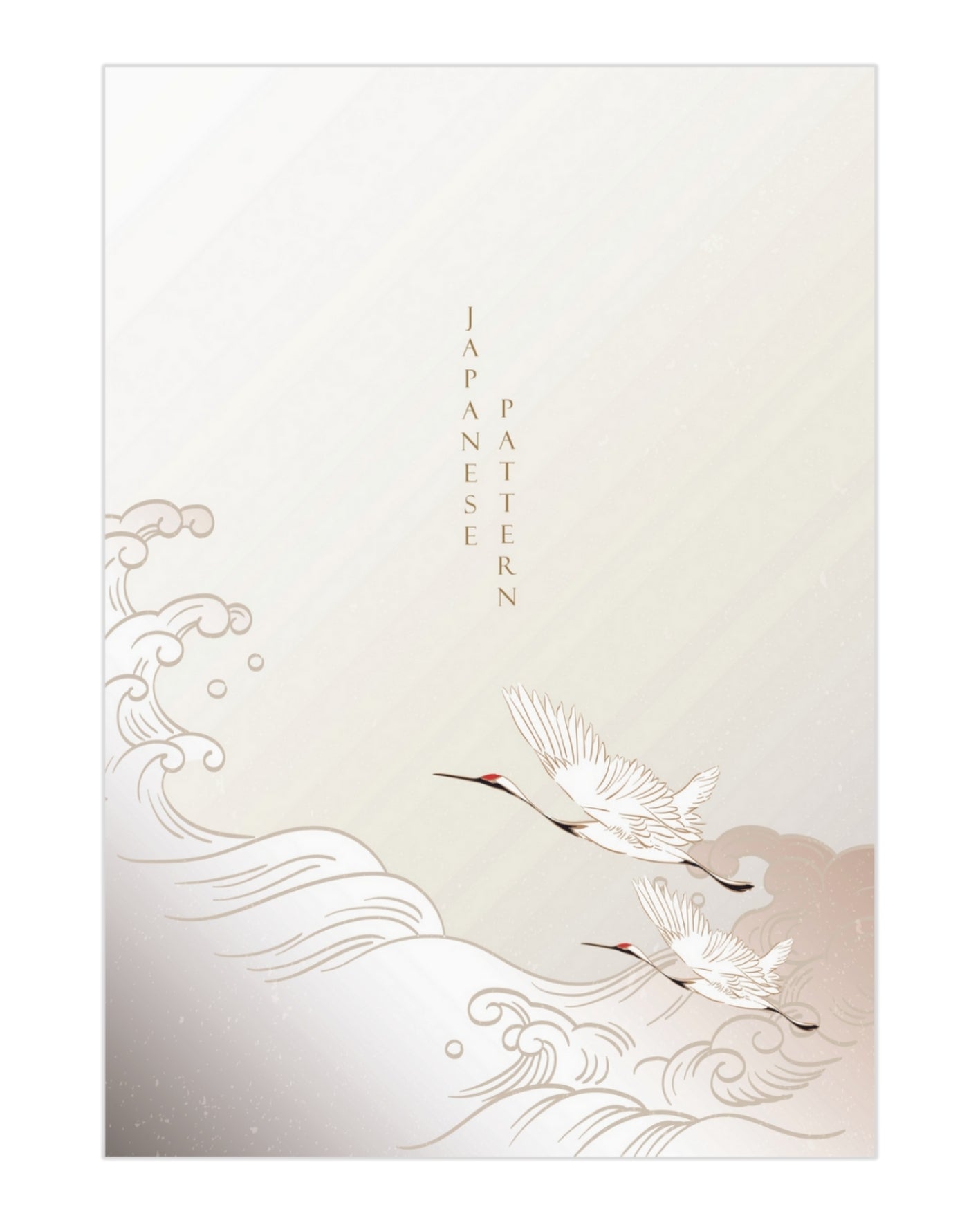 Plakat Japanese Pattern - nowoczesny plakat dekoracyjny