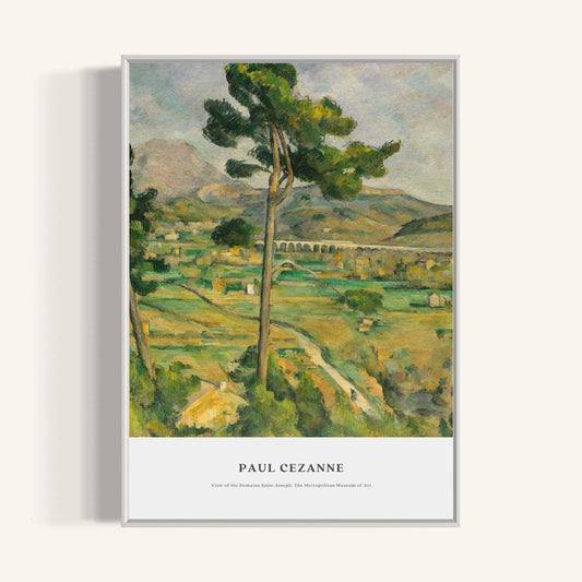 Plakat Mont Sainte-Victoire, Paul Cezanne, 1882-1885 - nowoczesny plakat dekoracyjny