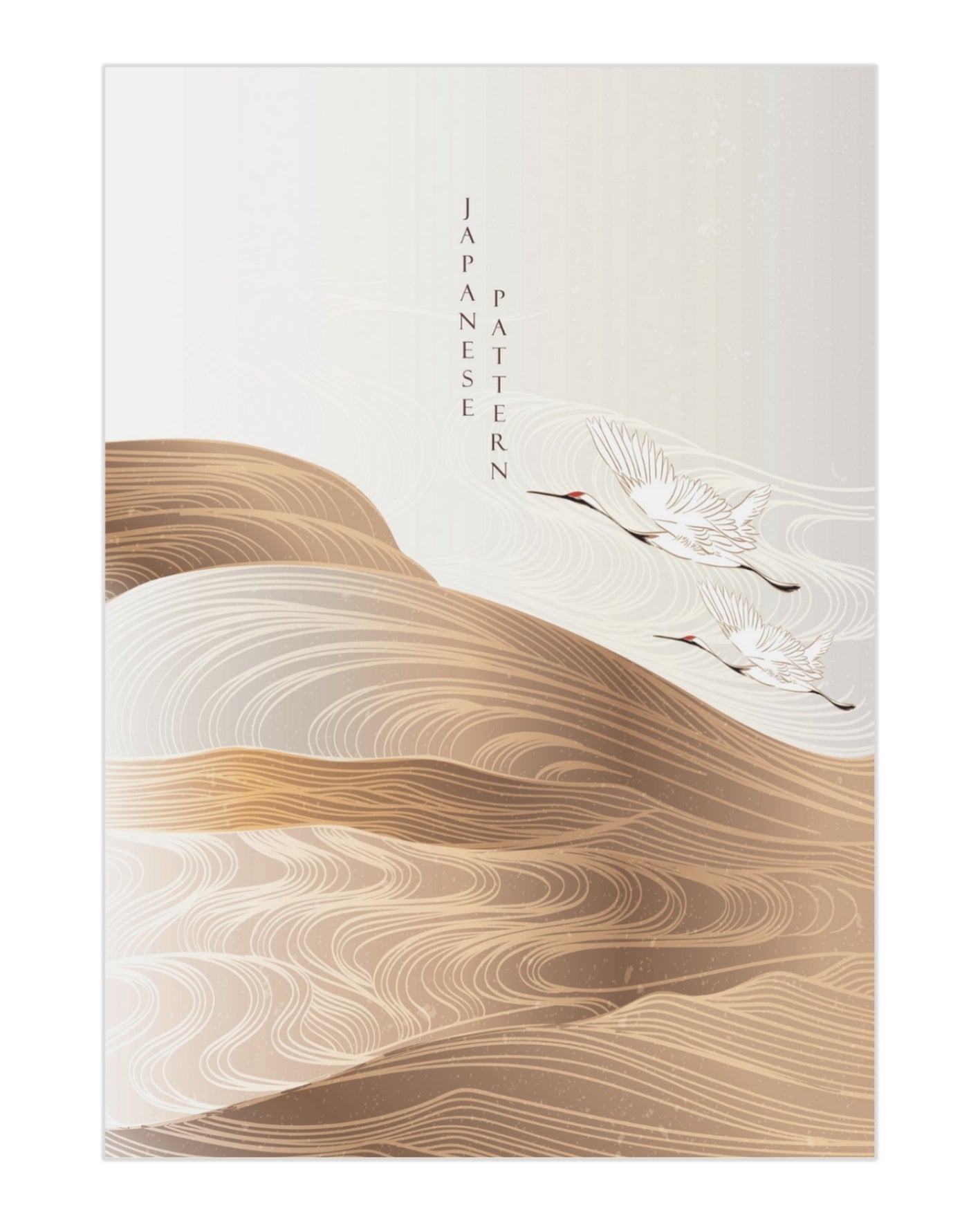 Plakat Japanese Pattern - 02 - nowoczesny plakat dekoracyjny