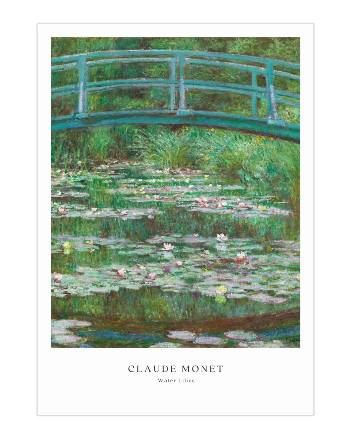 Plakat Water Lilies, Claude Monet, 1899 - nowoczesny plakat dekoracyjny