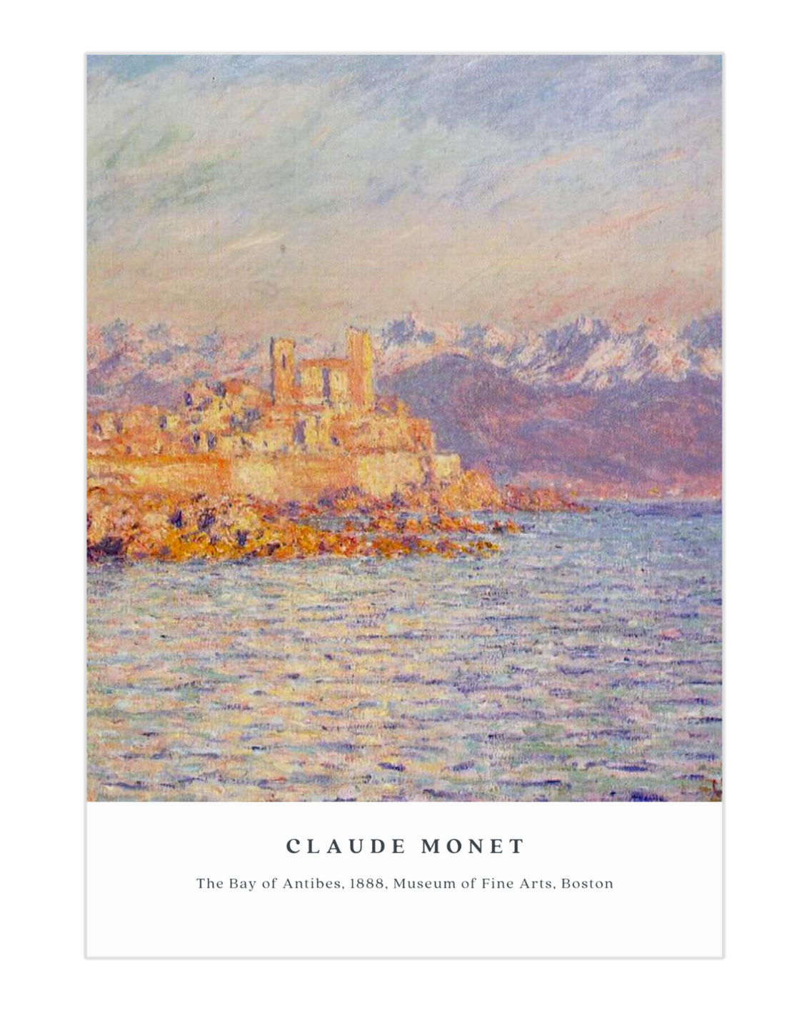 Plakat Sunset on the Seine at Lavacourt, Claude Monet, 1888 - nowoczesny plakat dekoracyjny