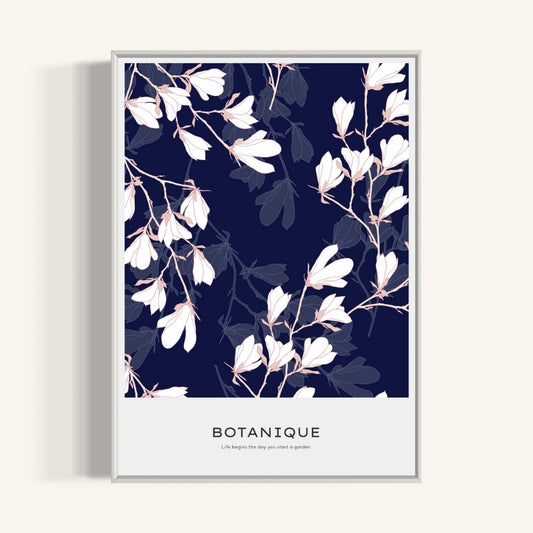 Plakat Dark Flowers - nowoczesny plakat dekoracyjny