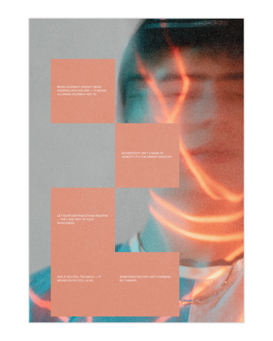 Plakat Feel Too Much - 01 - nowoczesny plakat dekoracyjny