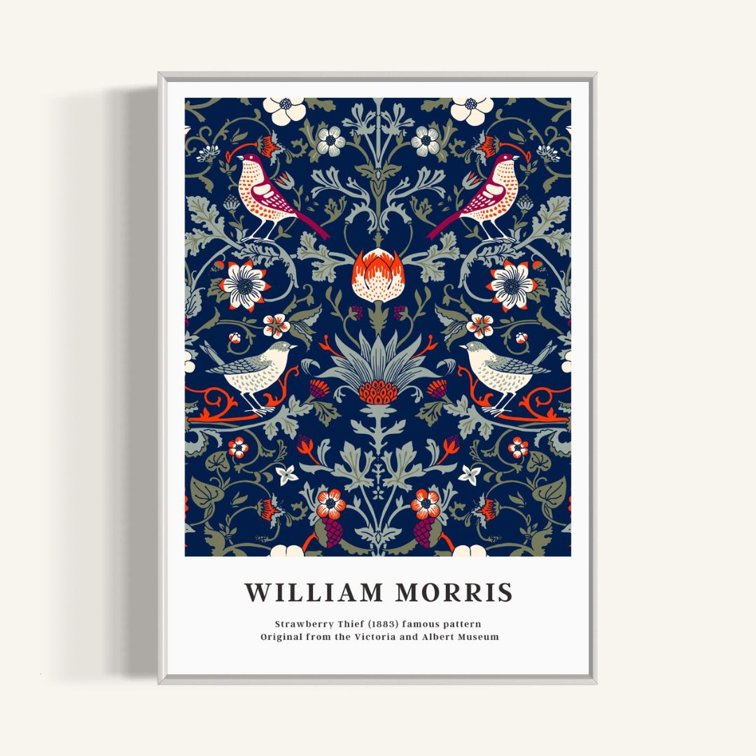 Plakat Strawberry Thief, William Morris - nowoczesny plakat dekoracyjny