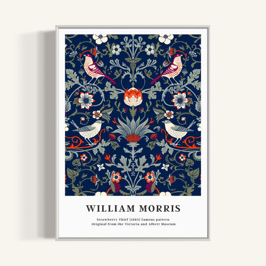 Plakat Strawberry Thief, William Morris - nowoczesny plakat dekoracyjny