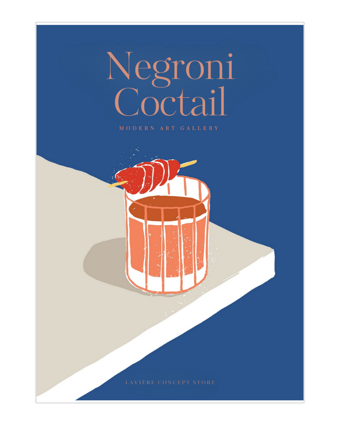 Plakat Negroni - nowoczesny plakat dekoracyjny