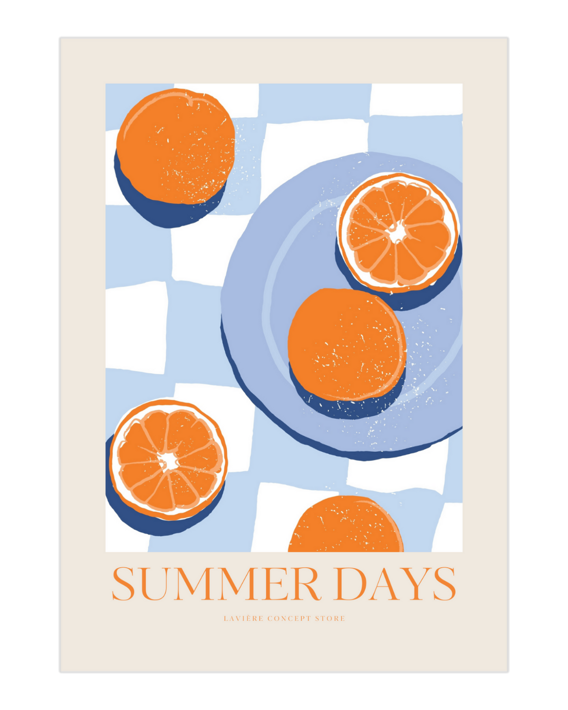 Plakat Summer Days - nowoczesny plakat dekoracyjny