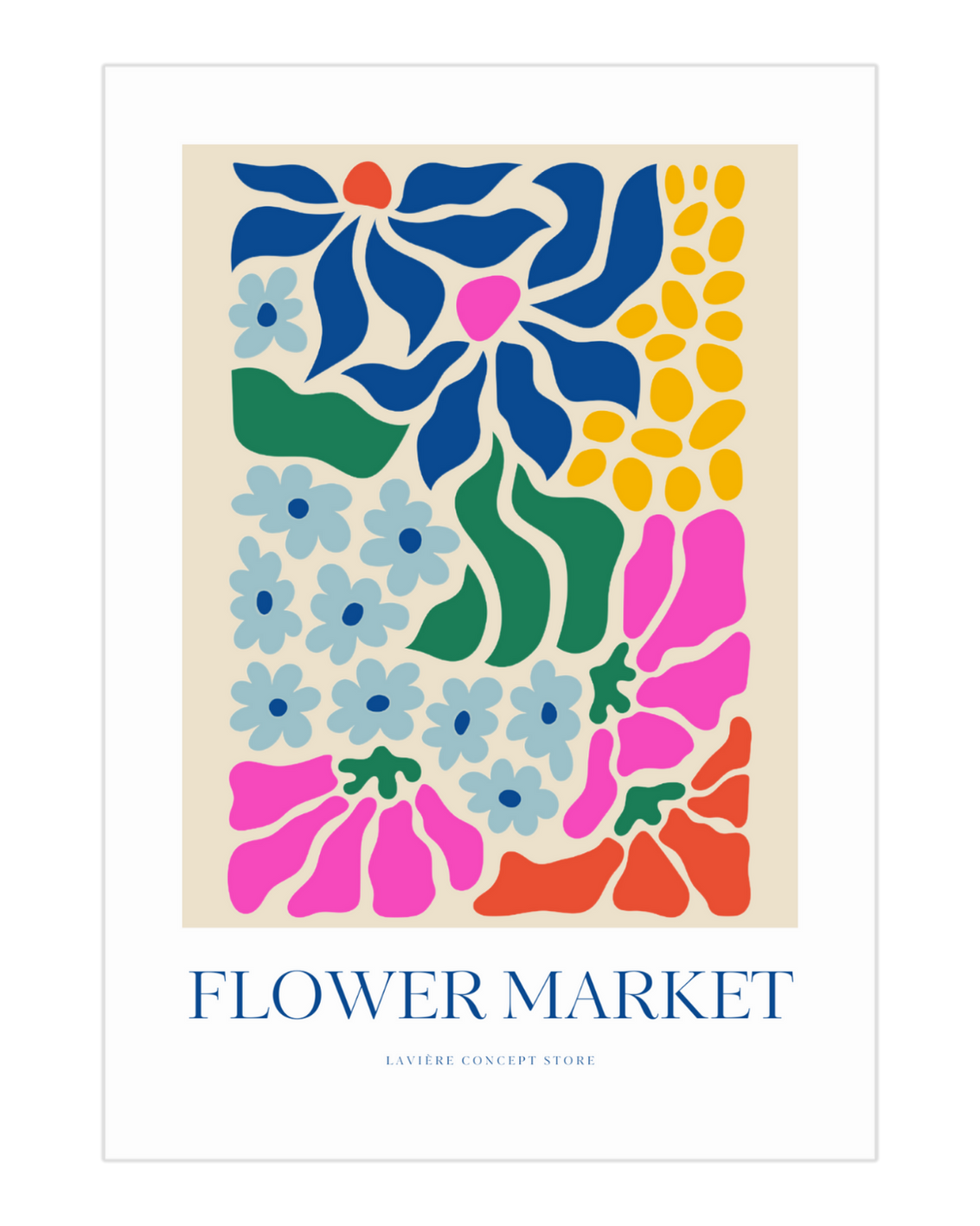 Plakat Flower Market - 02 - nowoczesny plakat dekoracyjny