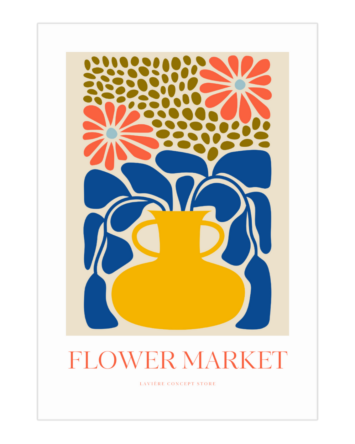 Plakat Flower Market - 01 - nowoczesny plakat dekoracyjny