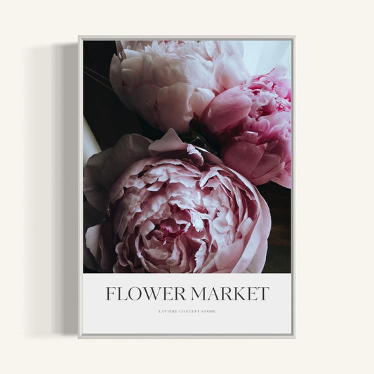Plakat Peonies - nowoczesny plakat dekoracyjny
