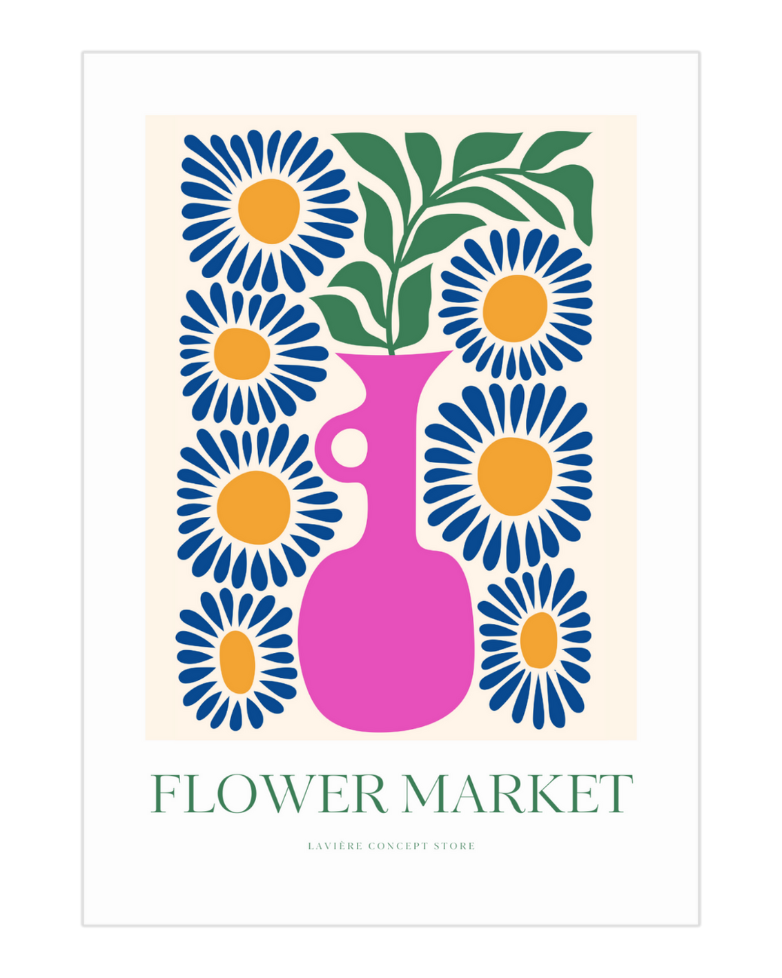 Plakat Flower Market - 03 - nowoczesny plakat dekoracyjny