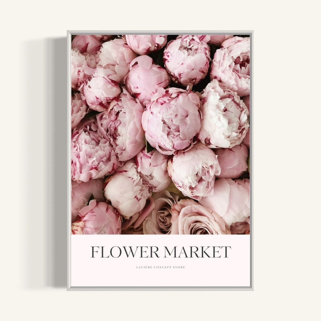 Plakat Flower - 01 - nowoczesny plakat dekoracyjny