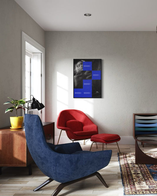 Plakat Feel Too Much - 02 - nowoczesny plakat dekoracyjny