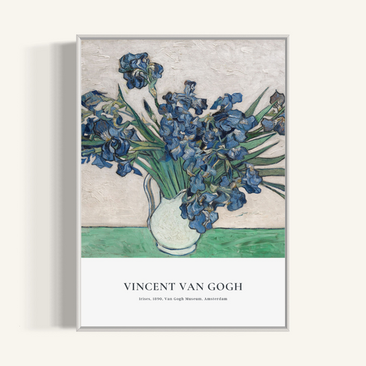 Plakat Irises - Vincent Van Gogh - nowoczesny plakat dekoracyjny