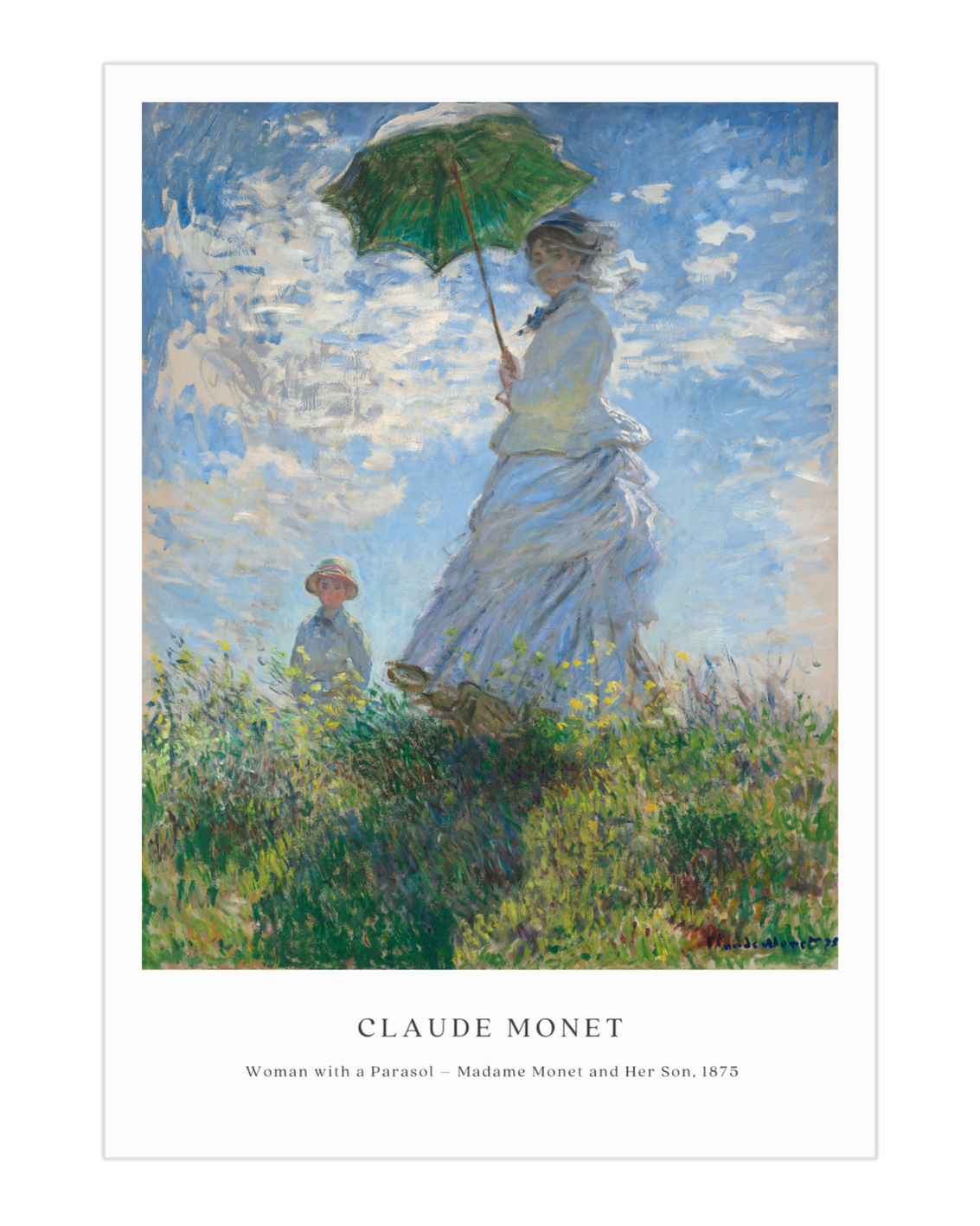 Plakat La Promenade, Claude Monet - nowoczesny plakat dekoracyjny