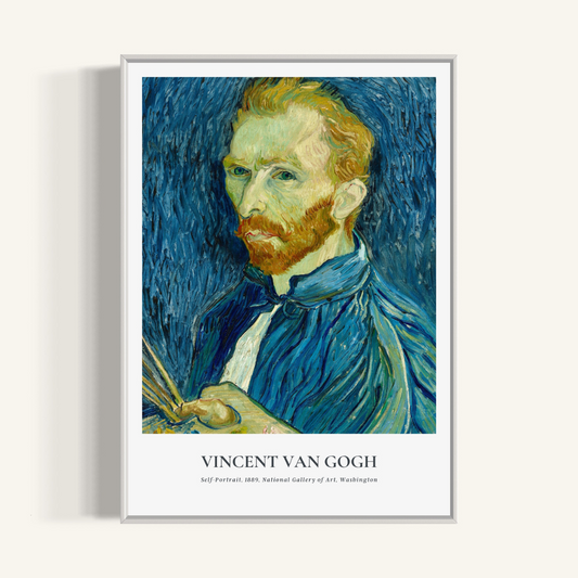 Plakat Self-Portrait - 02 - Vincent Van Gogh - nowoczesny plakat dekoracyjny