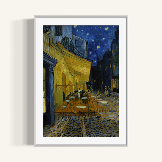 Plakat Café Terrace at Night - Vincent Van Gogh - 02 - nowoczesny plakat dekoracyjny