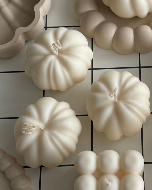 Set 3 świec sojowych Dynia