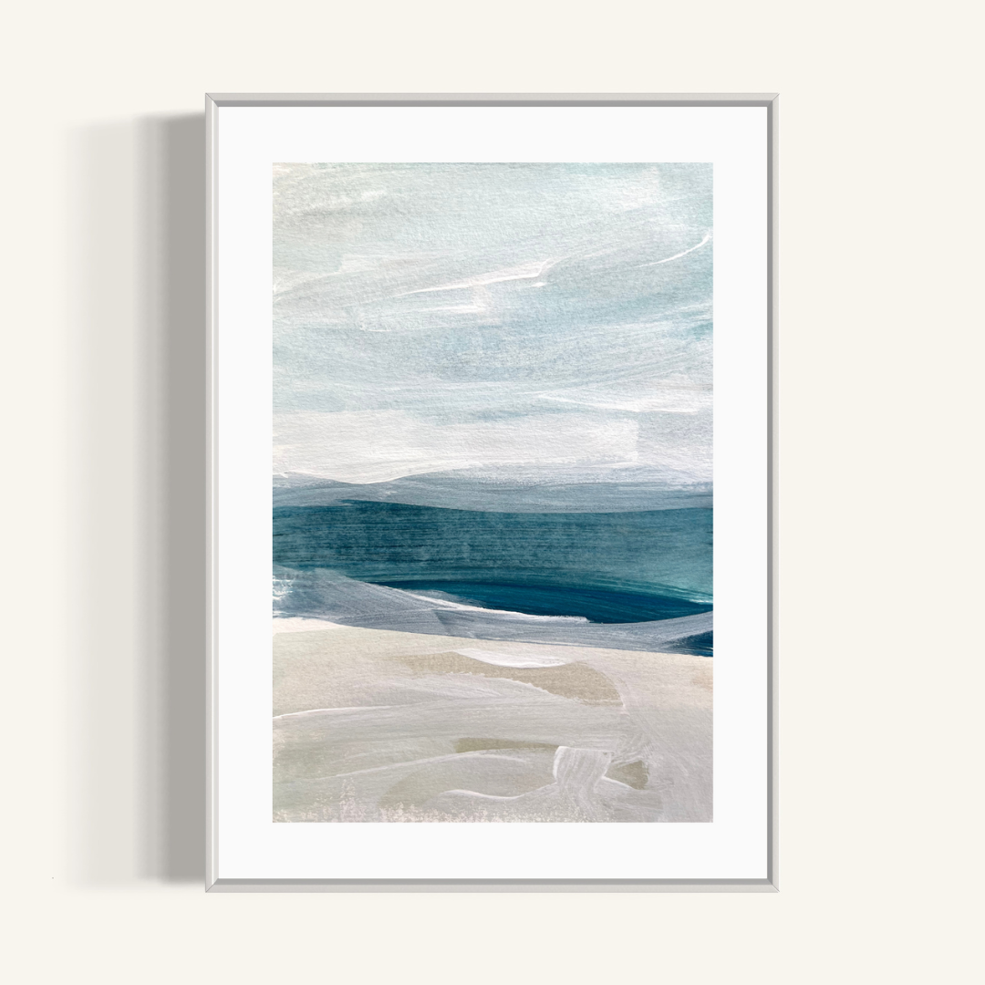 Plakat Sea Oil on Canvas - nowoczesny plakat dekoracyjny