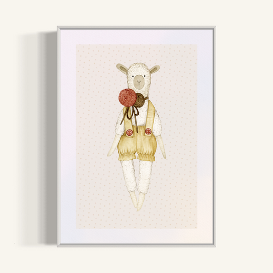 Plakat Owieczka - nowoczesny plakat dekoracyjny
