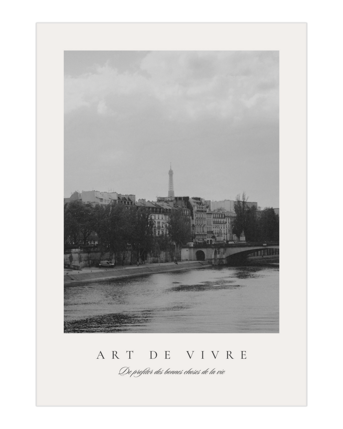 Plakat Art De Vivre - 03 - nowoczesny plakat dekoracyjny