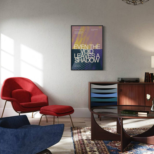 Plakat Even the Void Leaves a Shadow - nowoczesny plakat dekoracyjny