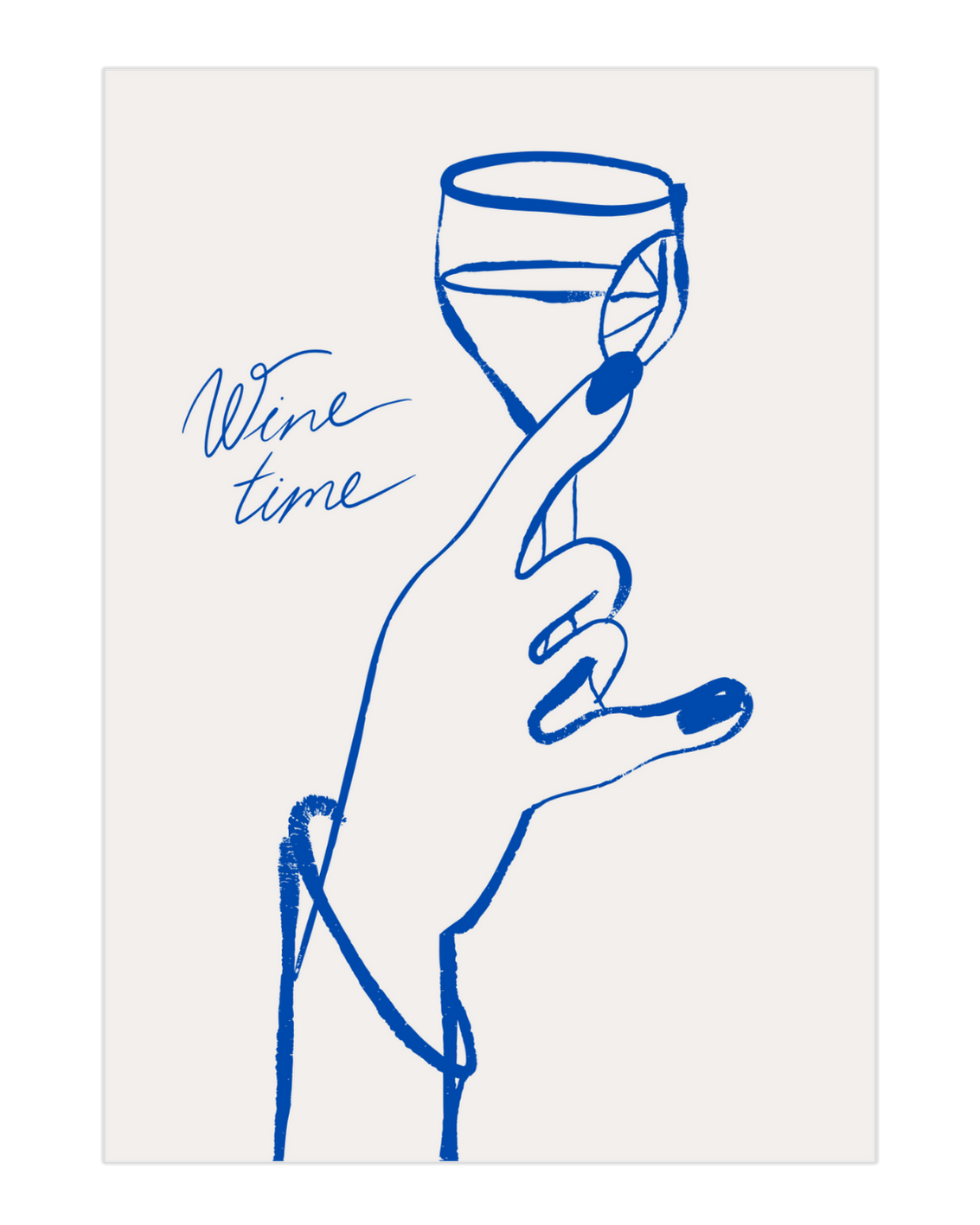 Plakat Wine Time - nowoczesny plakat dekoracyjny