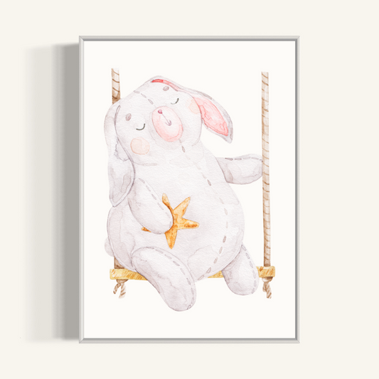 Plakat Bunny - nowoczesny plakat dekoracyjny