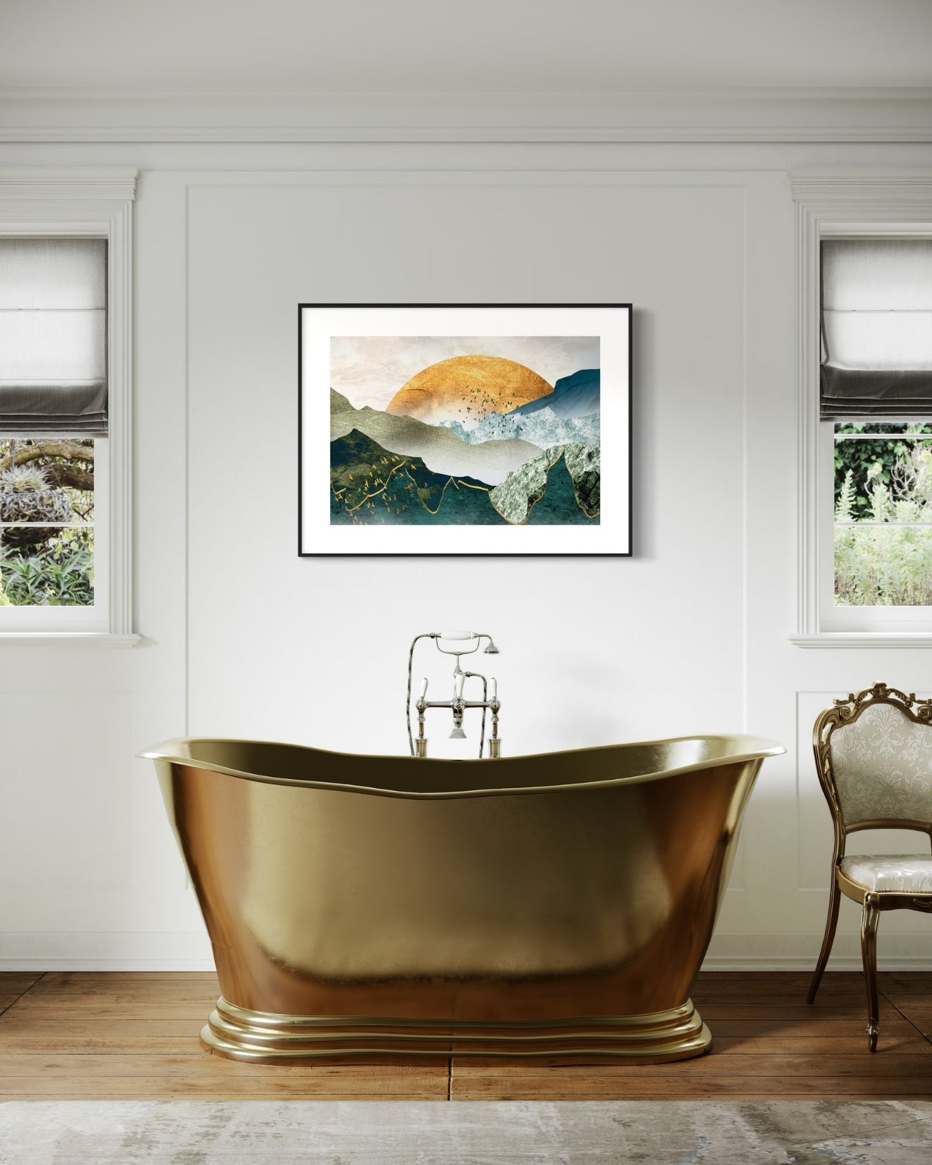 Plakat Golden Hour - nowoczesny plakat dekoracyjny