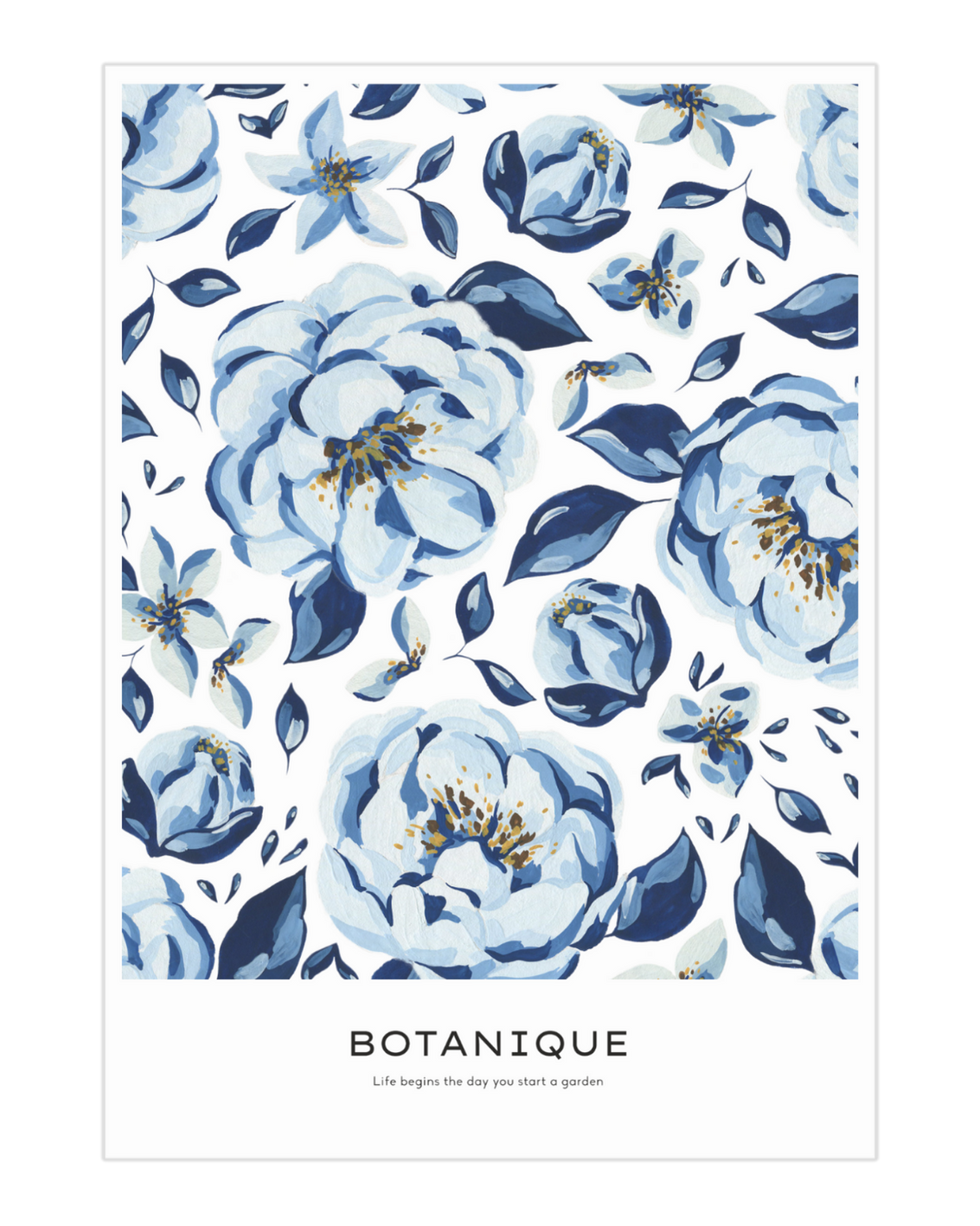 Plakat Gentle Flowers - nowoczesny plakat dekoracyjny
