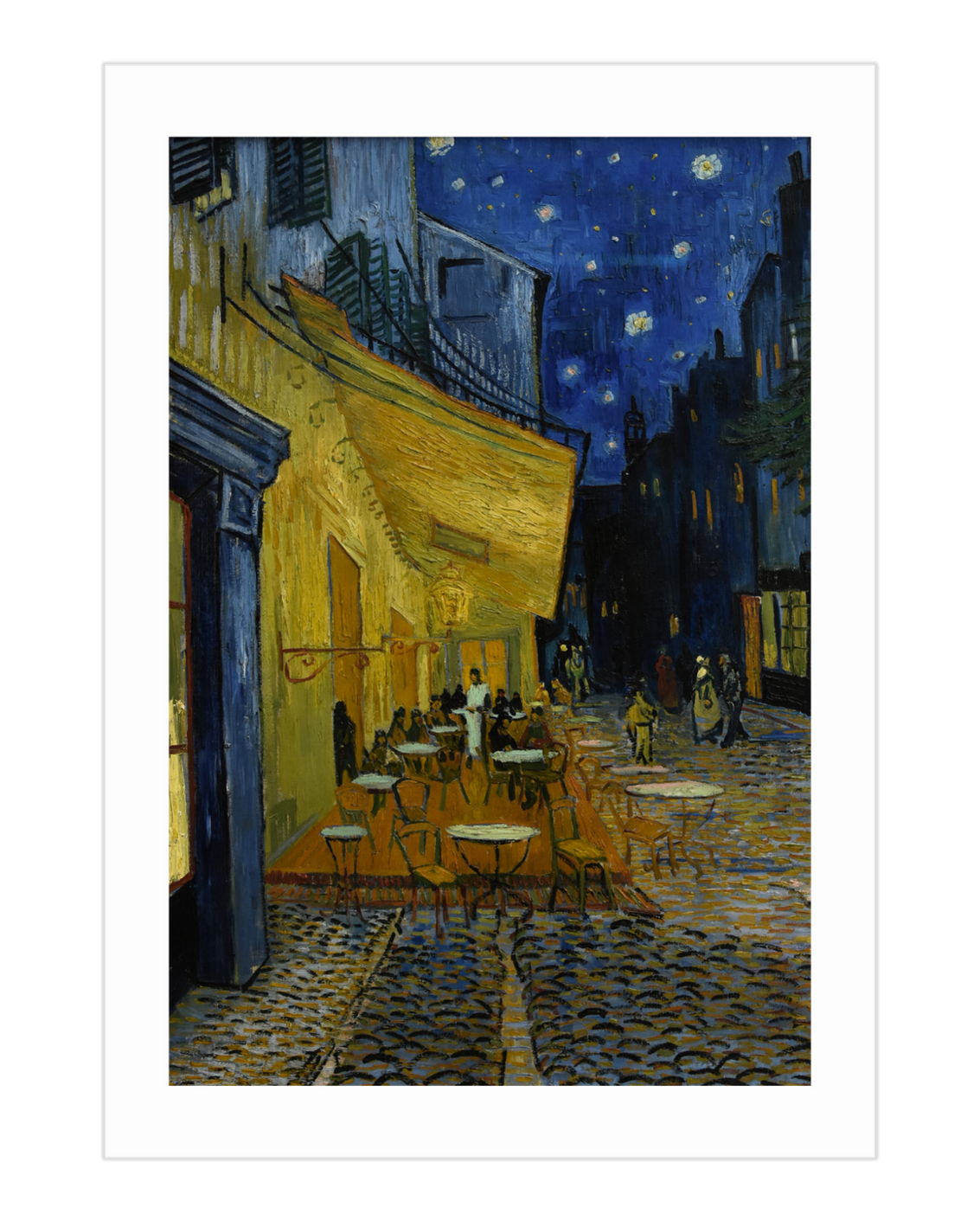 Plakat Café Terrace at Night - Vincent Van Gogh - 02 - nowoczesny plakat dekoracyjny