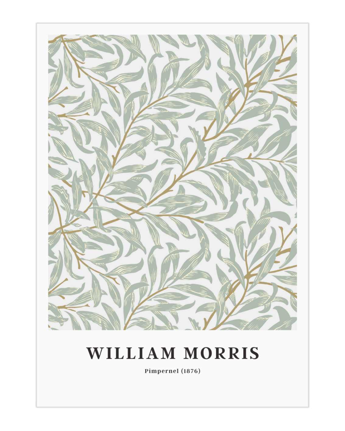 Plakat Pimpernel (1834-1896), William Morris - nowoczesny plakat dekoracyjny