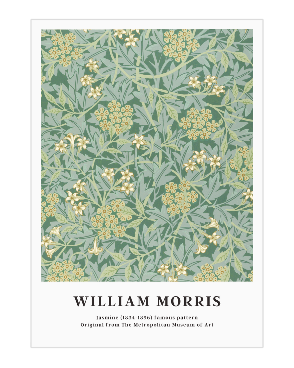 Plakat Jasmine (1834-1896), William Morris - nowoczesny plakat dekoracyjny