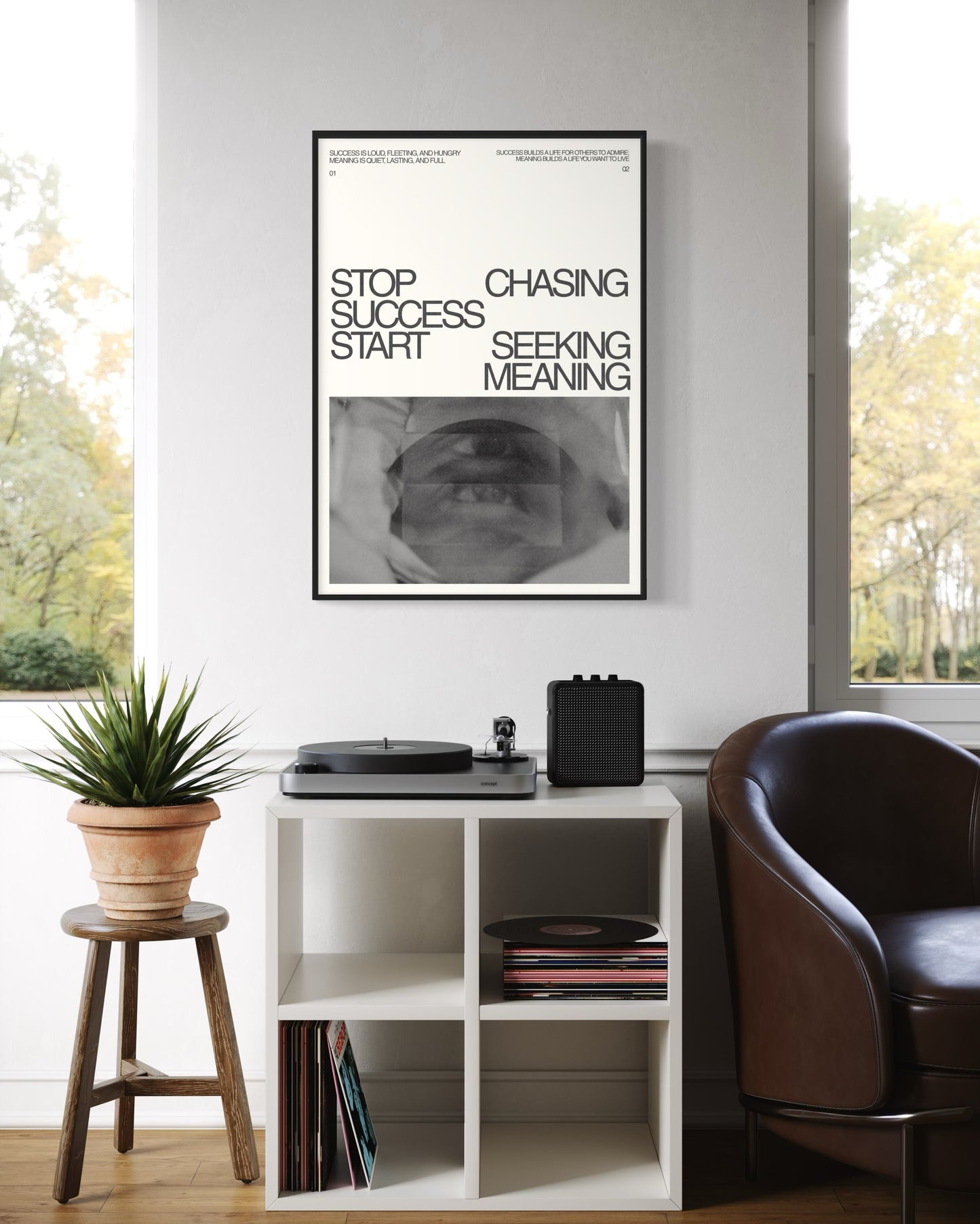 Plakat Meaning - 02 - nowoczesny plakat dekoracyjny