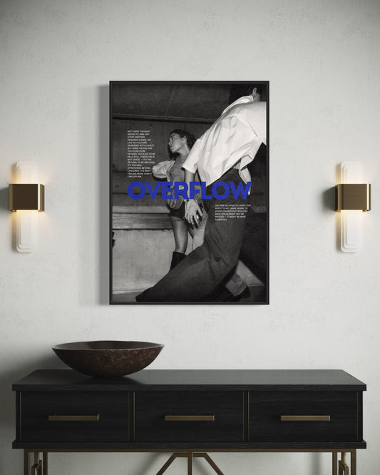 Plakat Overflow - 02 - nowoczesny plakat dekoracyjny