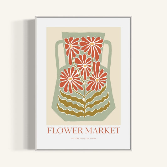 Plakat Vase - 01 - nowoczesny plakat dekoracyjny