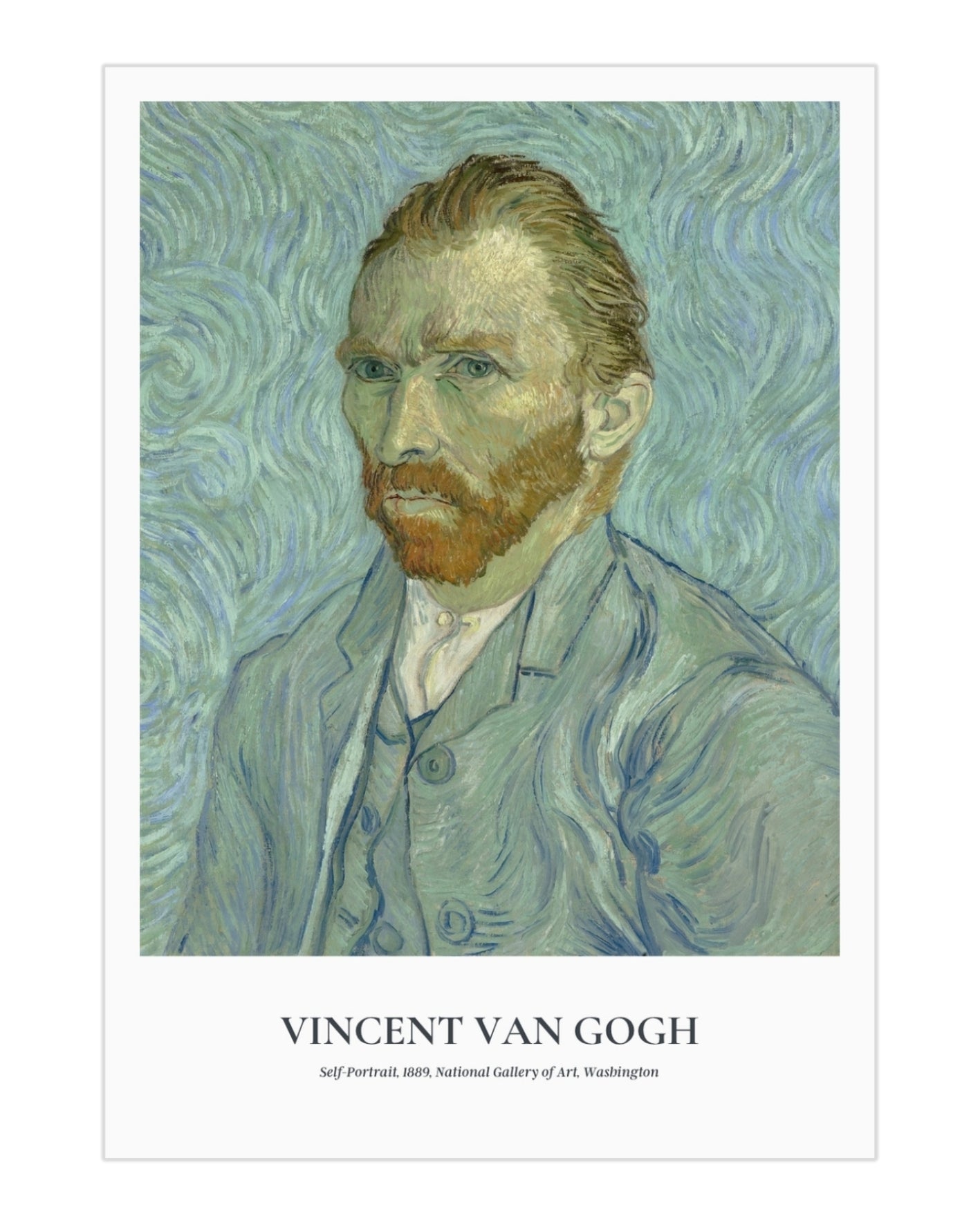 Plakat Self-Portrait - Vincent Van Gogh - nowoczesny plakat dekoracyjny