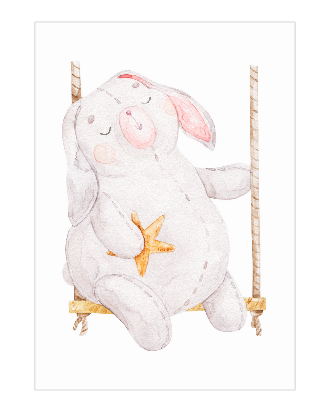 Plakat Bunny - nowoczesny plakat dekoracyjny