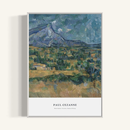 Plakat Mont Sainte-Victoire, Paul Cezanne - nowoczesny plakat dekoracyjny