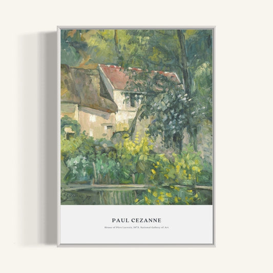 Plakat House of Père Lacroix, Paul Cezanne - nowoczesny plakat dekoracyjny