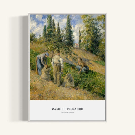 Plakat The Harvest, Pontoise, Camille Pissarro - nowoczesny plakat dekoracyjny