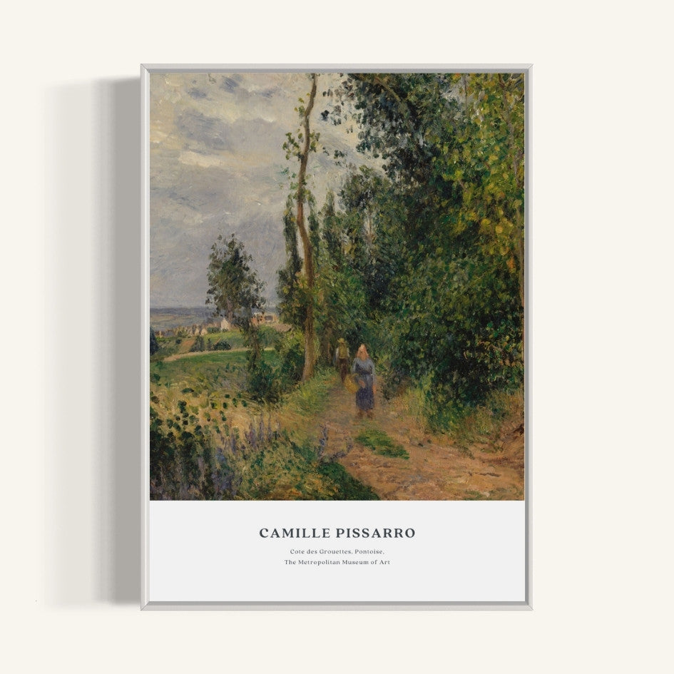 Plakat Cote des Grouettes, Pontoise, Camille Pissarro - nowoczesny plakat dekoracyjny