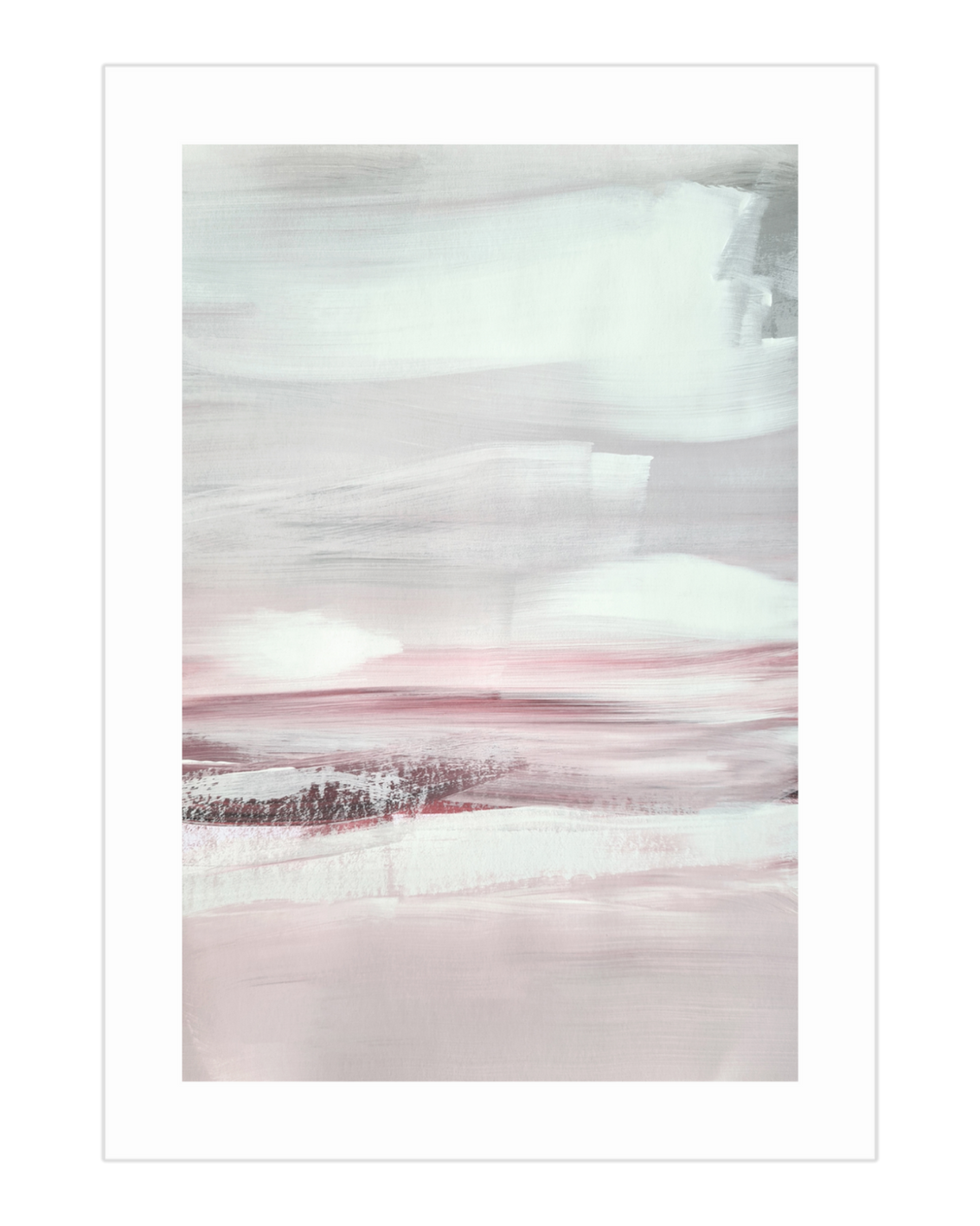 Plakat Pink Oil on Canvas - nowoczesny plakat dekoracyjny
