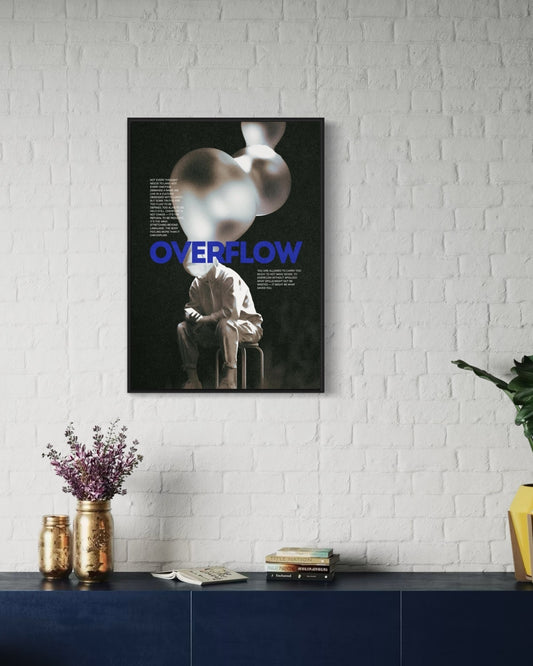 Plakat Overflow - 01 - nowoczesny plakat dekoracyjny