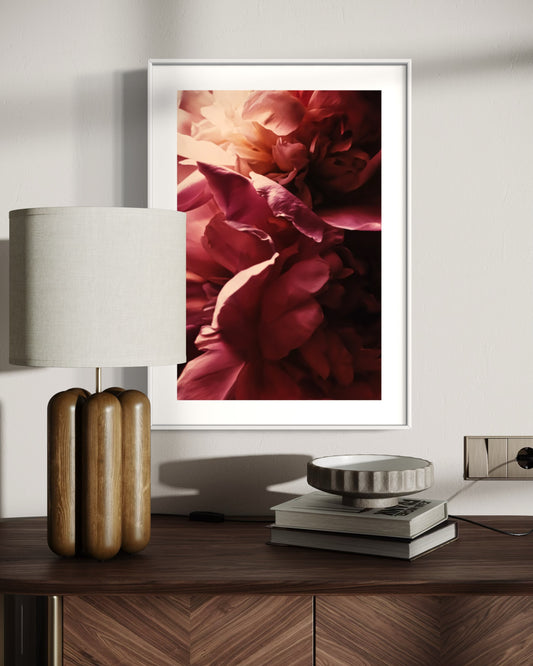 Plakat Viva Magenta Flower - 02 - nowoczesny plakat dekoracyjny