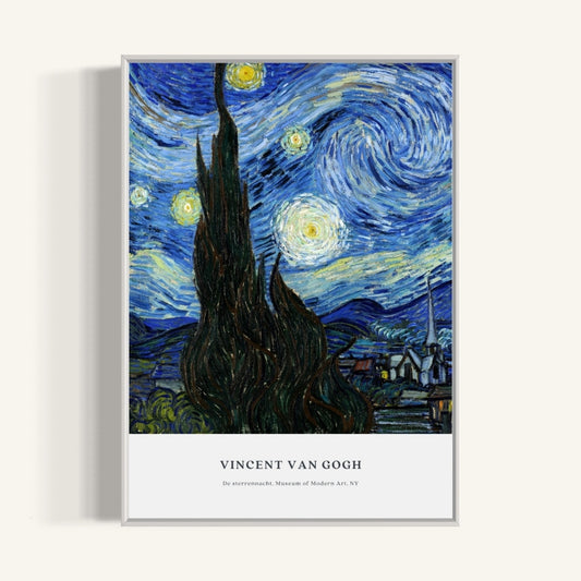 Plakat De Sterrennacht, Vincent Van Gogh - nowoczesny plakat dekoracyjny